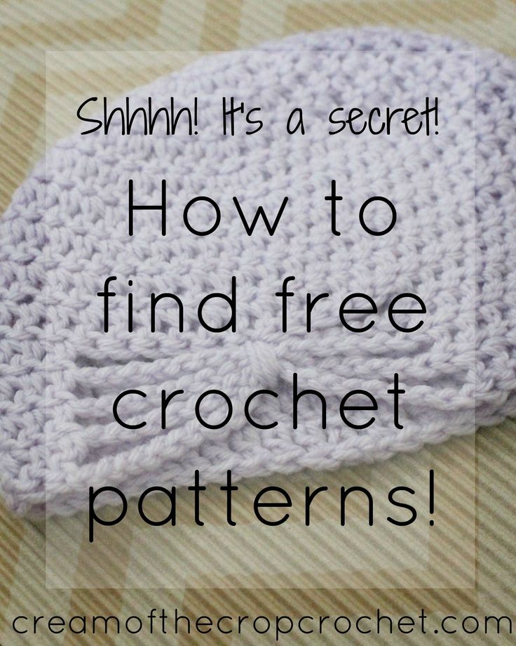 a crochet dishcloth with the words how to find free crochet patterns