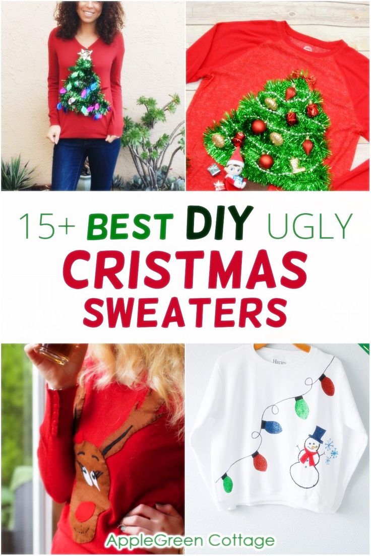 the best diy christmas sweaters to sew and sew for beginners