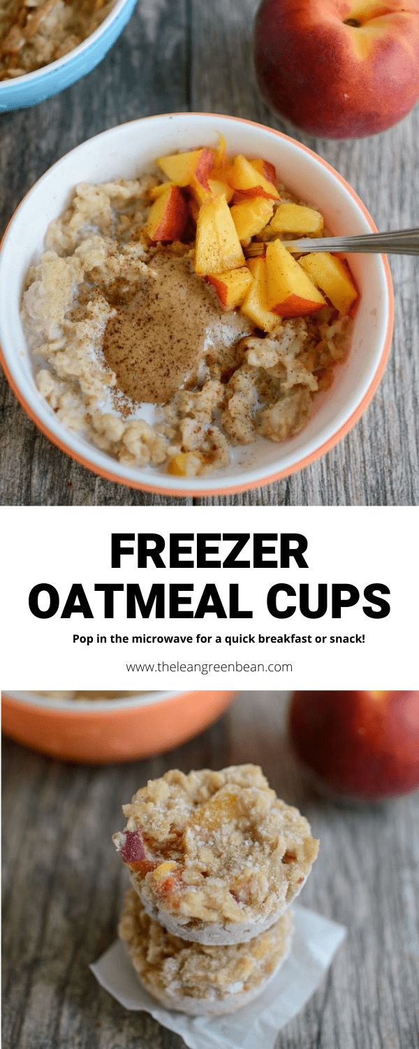 oatmeal cups with apples and cinnamon in them