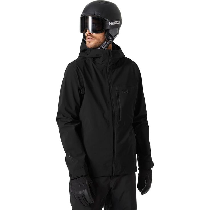 From deep fluff to the wet stuff, the Swift 3L Shell Jacket keeps us dry from opening day to pond skim. Built with Helly Hansen's most robust waterproof protection, this outer layer withstands the harshest conditions with ease while still letting our skin breathe and our shoulders move restriction free. Black Outerwear For Snowboarding During Ski Season, Black Windproof Outerwear For Snowboarding, Functional Skiing Outerwear With Fleece Lining, Functional Skiing Outerwear With Adjustable Hood, Functional Outerwear With Adjustable Hood For Skiing, Waterproof Windbreaker For Snowboarding, Functional Windproof Skiing Outerwear, Black Windproof Outerwear For Skiing, Functional Windproof Outerwear For Skiing