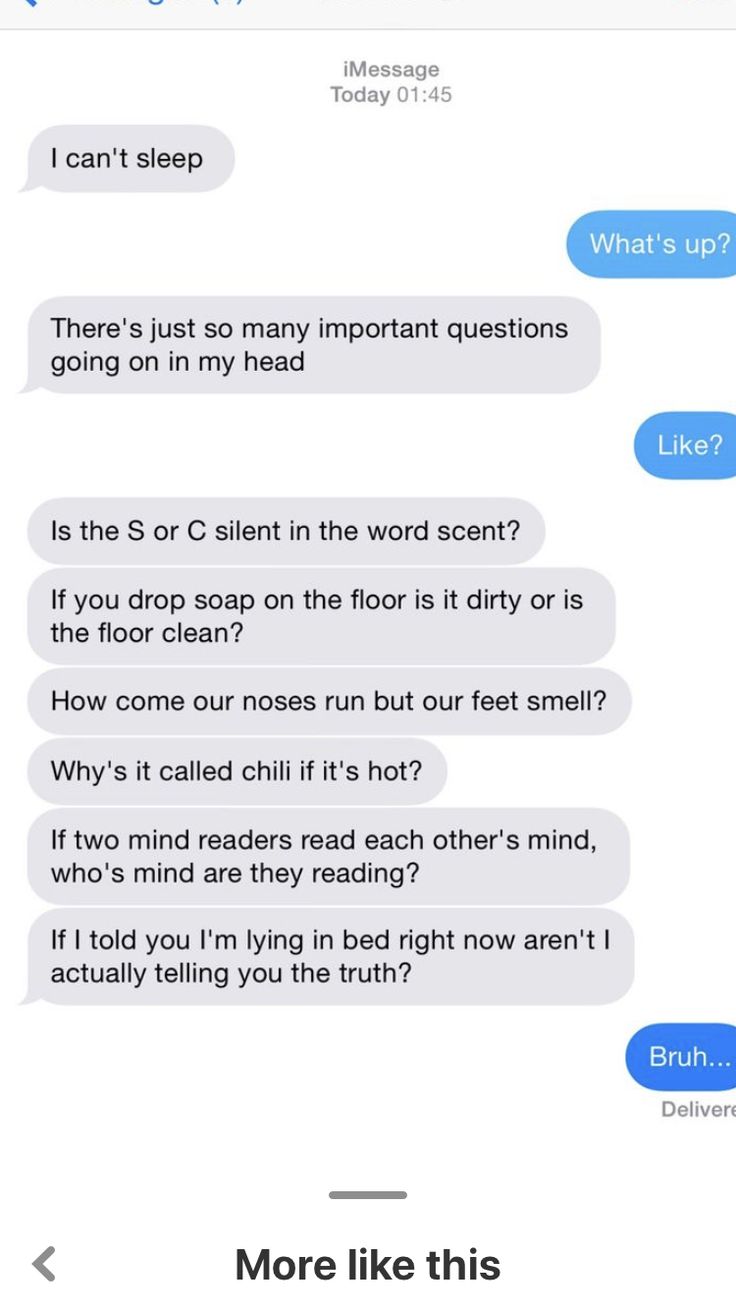 two texts that are being used to describe what they're talking with each other