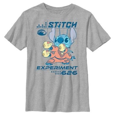 an image of stitch experiment t - shirt with the character stitching on it's chest