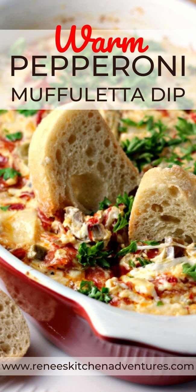 a casserole dish with bread in it and garnished with parsley