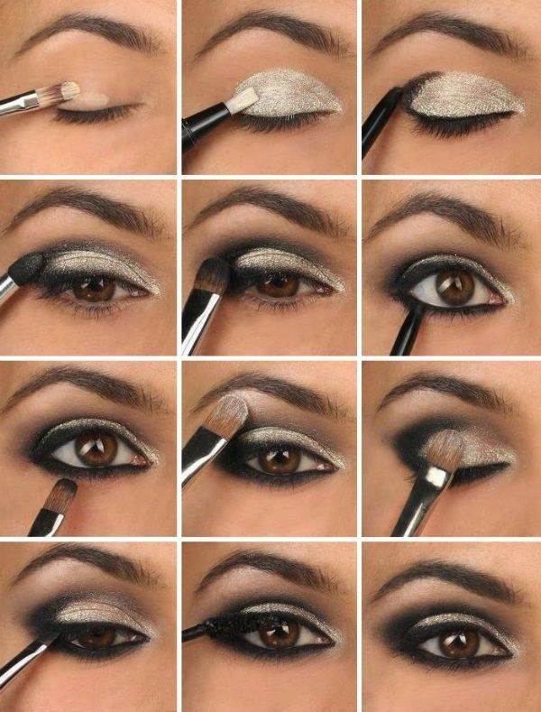 #xoxo #makeup Maquillaje Smokey Eyes, Mekap Mata, Makeup Smokey, Eyeshadow For Brown Eyes, Smokey Eye Tutorial, Makeup For, Smokey Eye For Brown Eyes, Eye Makeup Pictures, Smink Inspiration