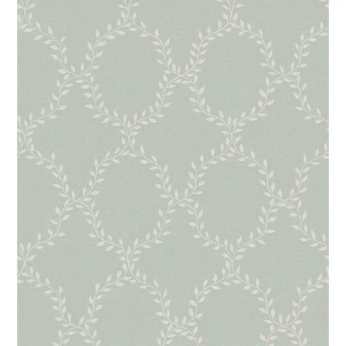 a white wallpaper with leaves on it