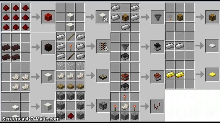 an image of some different items in minecraft