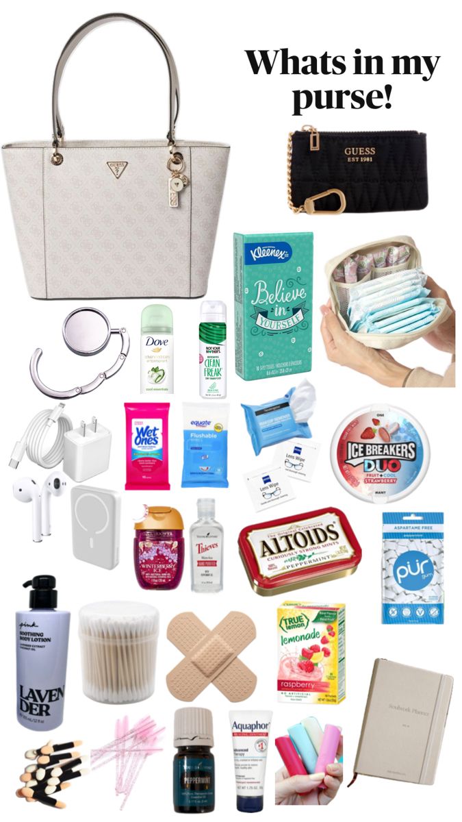 This is what’s actually in my purse. What’s Inside My Purse Aesthetic, What To Put In My Purse, Mom Friend Bag Essentials, Things To Keep In Purse, What In My Purse, Things To Have In Your Purse, What To Put In Your Bag, What’s Inside My Bag, Things To Put In Your Purse