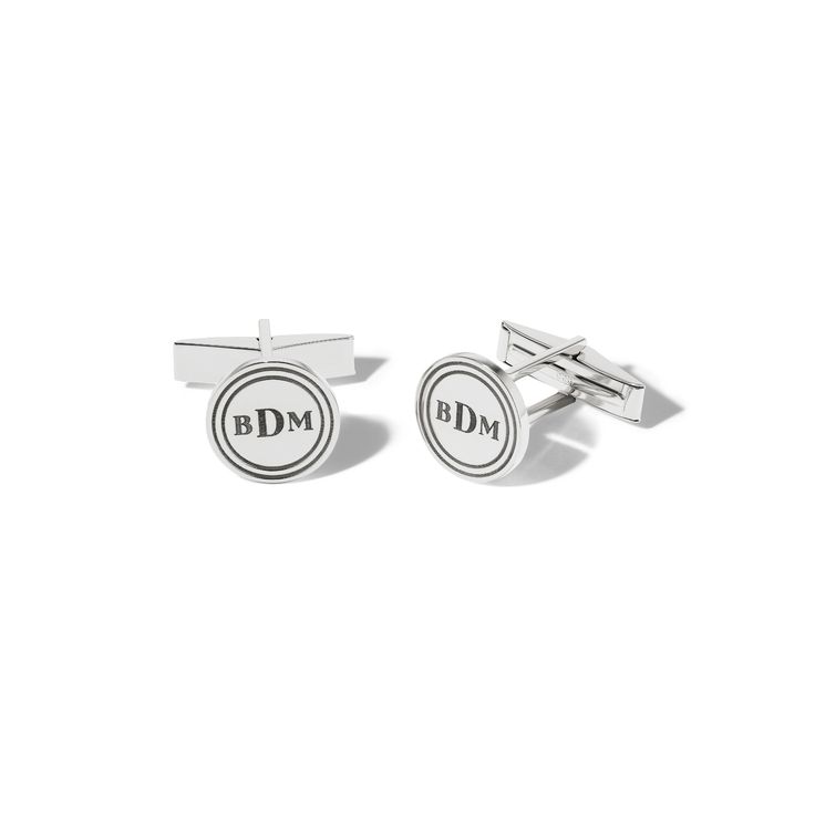 These 14k gold cufflinks are perfect for everyday wear or for special occasions. Monogrammed Cufflinks, Uniform Style, Gold Cufflinks, Gold Hand, Gold Hands, Hand Engraving, Laser Engraving, Cufflinks, Everyday Wear