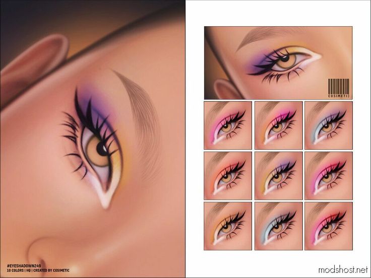 Sims 4 Cc Makeup Eyeshadow, Sims 4 Eyeshadow, Sims 4 Makeup, Sims Makeup, Cc Makeup, Classic Eyeliner, Cc Folder, Makeup Cc, Pelo Sims