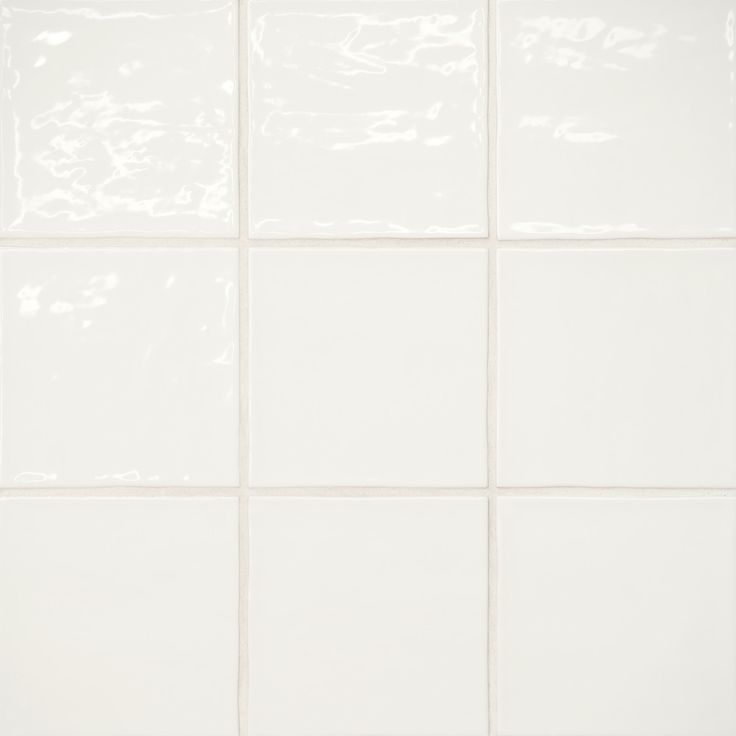 With its gentle, uneven body and high-gloss finish, light dances across the tile like the sun on the ocean, creating a serene, shimmering look. Made in Spain, this ceramic tile comes in a pack of 51 pcs that covers 5.49 sqft - Sold by Carton (Actual sht/pc size: 4 x 4). Applicable for Walls, Shower Walls. Bedrosians Marin Pearl White (White) 4-in x 4-in Glossy Ceramic Subway Wall Tile (5.49-sq. ft/ Carton) | 100003169 Cherry House, Glazed Ceramic Tile, Ceramic Subway Tile, Pebble Grey, Square Tile, Porcelain Mosaic, Ceramic Wall Tiles, White Tiles, Subway Tile