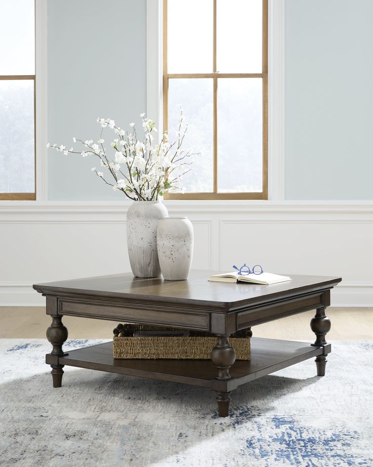 Veramond Brown Coffee Table - Ornate Home