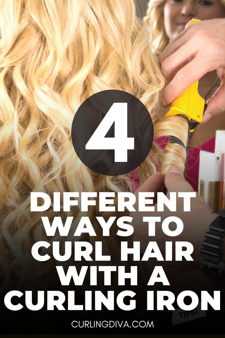 4 Different Ways To Curl Hair With Curling Iron How To Get Certain Curls, How To Curl Naturally Curly Hair With Curling Iron, Curling With A Curling Iron, Proper Way To Curl Your Hair, How To Separate Hair For Curling, Hot To Curl Hair With Curling Iron, Curling Wavy Hair, How Yo Curl Your Hair With A Curling Iron, How To Do Different Types Of Curls