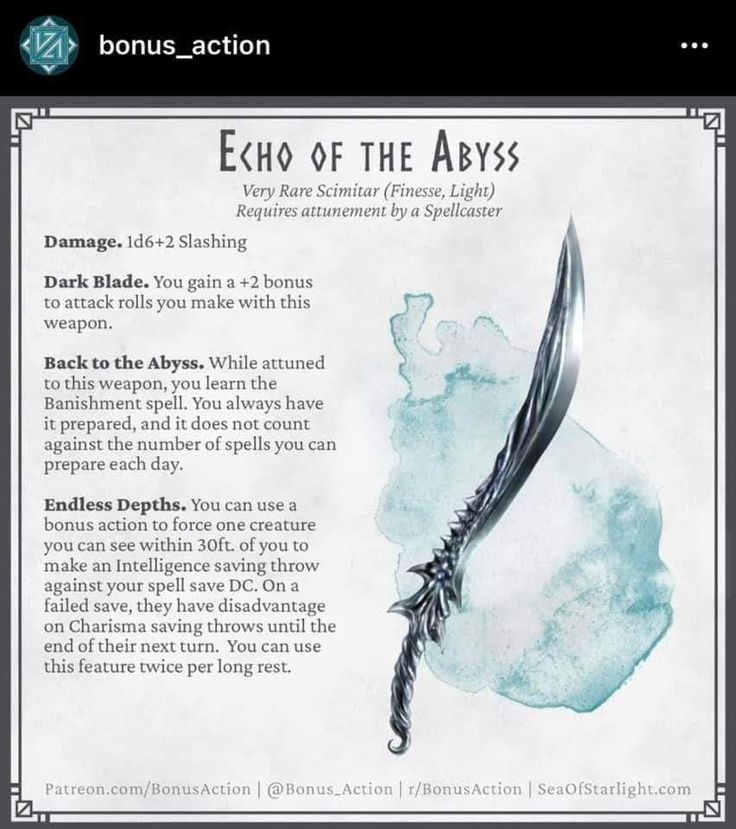 an advertisement for the game echo of the abysss, with a feather on it