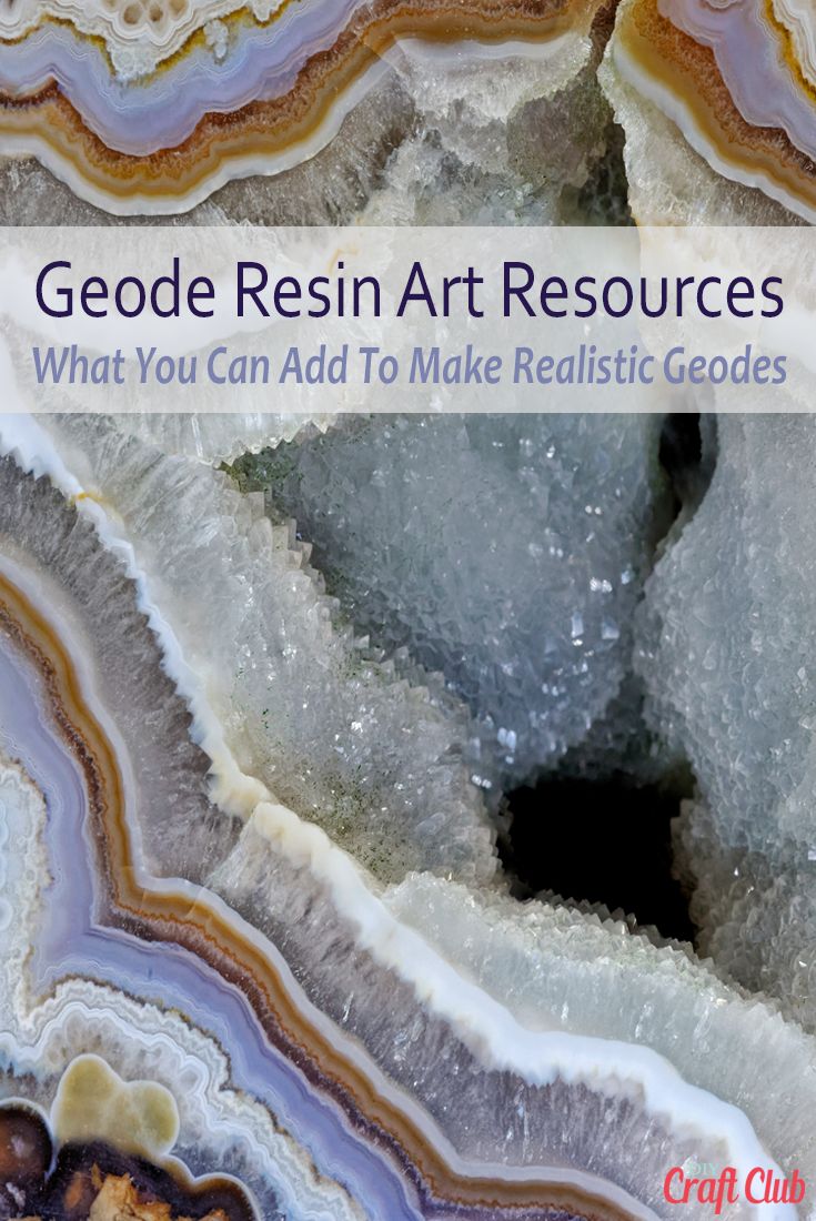 an image of some rocks with the title geddre resin art resources what you can add to make realistic geodes