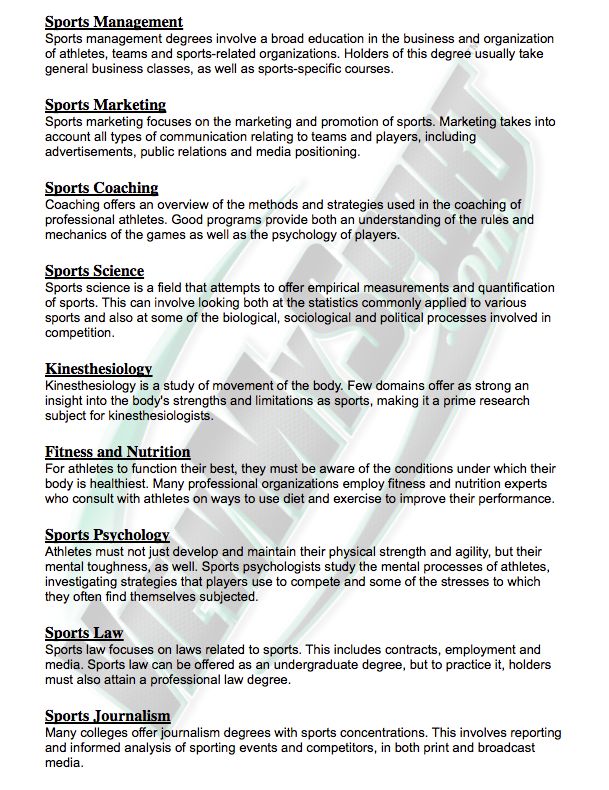 an image of a professional resume for a sports manager or coach in green and white