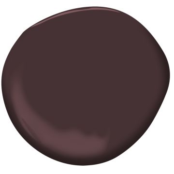 a dark brown color is shown in this image, it looks like an oval shape