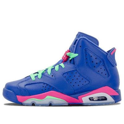 (GS) Air Jordan 6 Retro 'Game Royal' 543390-439 (AJ6/SNKR/High Top/Basketball/Wear-resistant) Casual Purple Sneakers For Basketball, Fade-resistant Green Basketball Shoes For Sports, Casual Purple Basketball Shoes For Training, Green Breathable Jordan Shoes For Sports, Casual Multicolor Jordan Shoes For Sports, Sporty Jordan Lace-up Shoes For Sports Events, Sporty Synthetic Jordan Shoes For Sports, Casual Multicolor Basketball Shoes For Training, Casual Multicolor Basketball Training Shoes