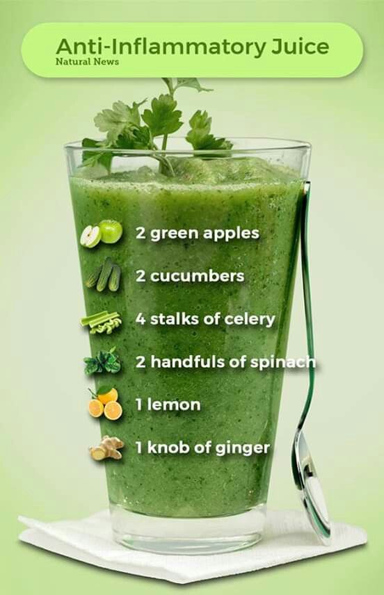 a green smoothie in a blender with ingredients to make it look like an info sheet