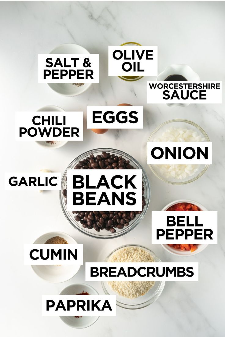 an image of ingredients labeled in different bowls