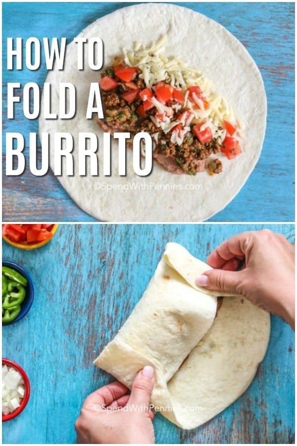 how to fold a burrito