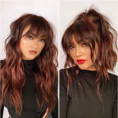 8 Haircut styles ideas in 2022 | medium hair styles, hair lengths, hair styles Natural Wavy Hair, Modern Hairstyles, Hairstyles For Round Faces, Hair Color Trends, Big Hair, Fall Hair, Wavy Hair, Hair Looks, Hair Trends