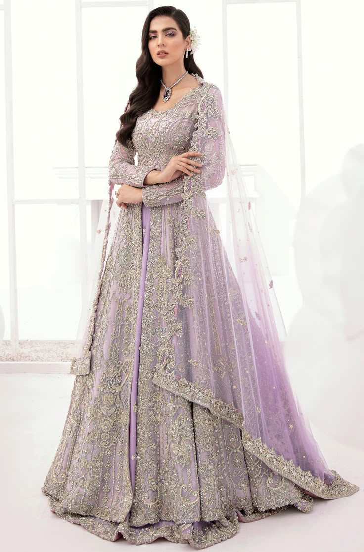 Buy Embellished Pakistani Bridal Mauve Lehenga in Premium Quality fabric Lehnga Gown Enhanced with Hand-embellished work. Customizable. Fast Shipping Pakistani Bridal Lehenga, Baju Kahwin, Pakistani Bridal Dress, Walima Dress, Bridal Lehenga Designs, Lehenga Dupatta, Heavy Dresses, Nikkah Dress, Latest Bridal Dresses