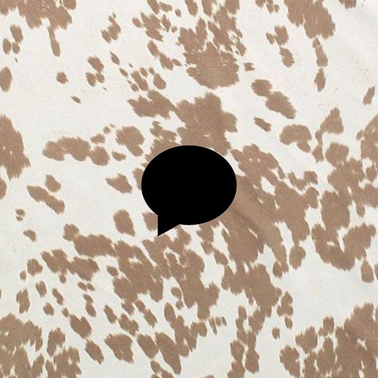 an apple logo is shown on the back of a cow print wallpaper with brown spots