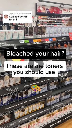 Bleached your hair? http://spr.ly/6189wKFY7 | Calling all the bleached hair girlies! 📣 Looking for the right toner for your hair? Sally Beauty's got you! Shop toners that caters to your bleached... | By Sally BeautyFacebook Overgrown Bleached Hair, T28 Wella Toner Before And After, Bleach Wash Hair Diy, Bleach Ideas Hair, T28 Wella Toner, How To Bleach Hair At Home, Bleach Wash Hair, Bleach Dark Hair, Toners For Blonde Hair