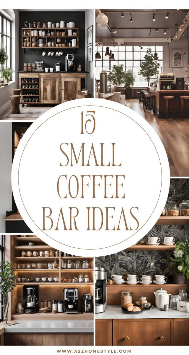 the top ten small coffee bar ideas