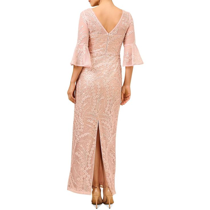 Manufacturer: Adrianna Papell Suggested Price: $279.00 Condition: Style Type: Sheath Collection: Adrianna Papell Sleeve Length: Closure: Hidden Back Zipper Material: 100% Polyester Fabric Type: Embroidered Specialty: Sequined P2823430-2847017The original manufacturer will not honor its Limited Warranty for this product. Pink Sequin Dress For Formal Occasions, Fitted Sequin Mother Of The Bride Dress For Spring, Fitted Spring Mother Of The Bride Dress With Sequins, Elegant Spring Gown With Sequins, Glamorous Fitted Embroidered Evening Dress, Elegant Embroidered V-neck Evening Dress, Elegant Sequin Spring Gown, Spring Embellished V-neck Mother Of The Bride Dress, Embroidered Fitted Cocktail Evening Dress