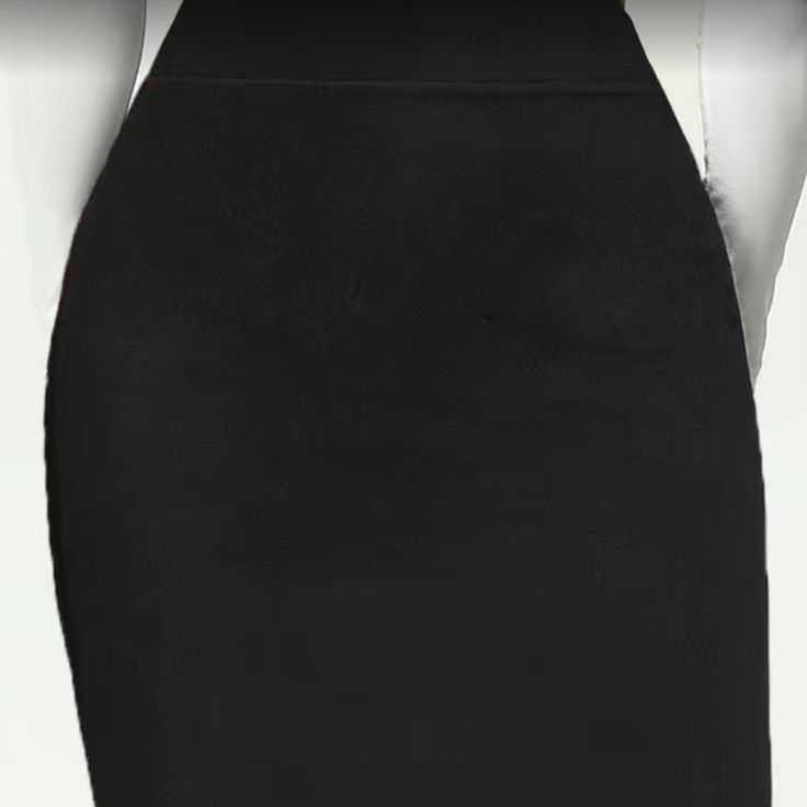 Classic Women’s Back Skirt Pencil Skirt Design Basic Wardrobe Staple Polyester/ Spandex Material Slimming Design Falls Below Knee Roll Over Waist Band To Change Length Size Xl New Never Worn, Only Size Tag Inside Skirt Black Elastane Lined Mini Skirt, Black Lined Mini Skirt In Elastane, High-waisted Black Mini Skirt, Black High Waist Relaxed Pencil Skirt, Black High Waist Elastane Mini Skirt, High-waist Black Elastane Mini Skirt, Black Short Pencil Skirt For Office, Short Black Pencil Skirt For Office, Black Short-length Pencil Skirt For Office