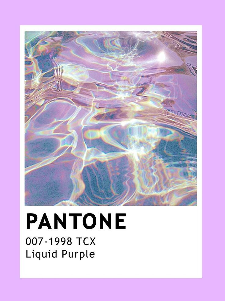 pantone's liquid purple is shown in the water