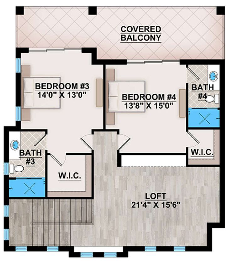 the floor plan for a two bedroom apartment with an attached kitchen and living room area