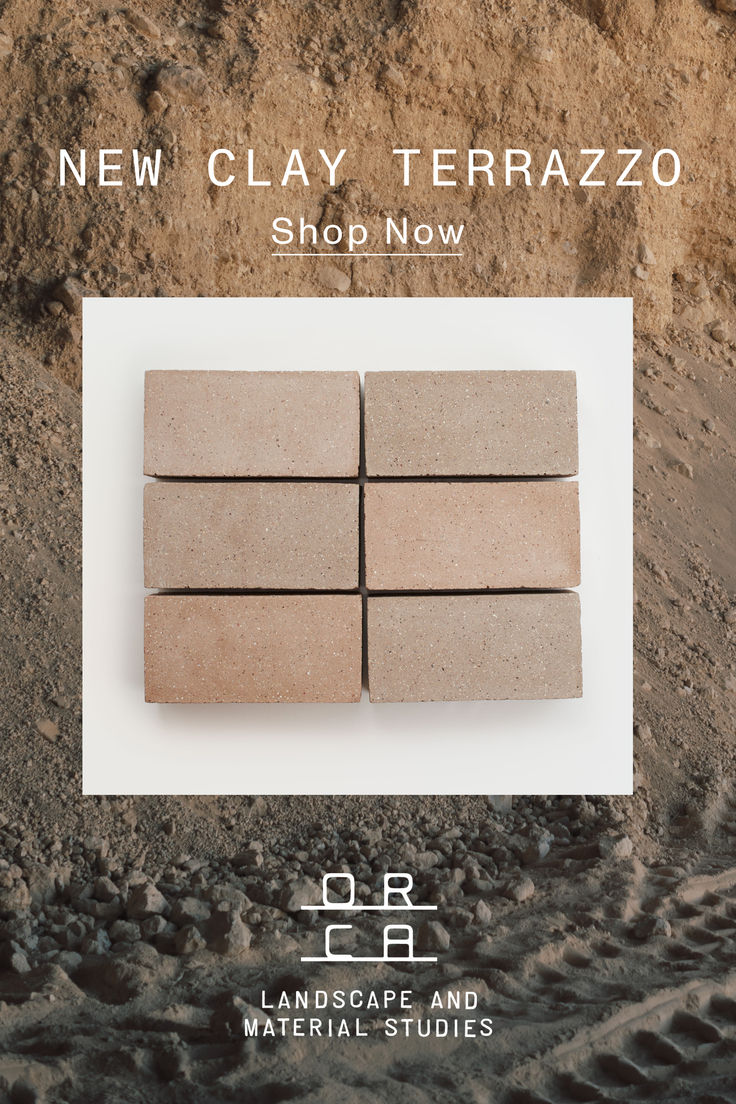 the new clay terrazzo is on sale now at orca landscape and material studies