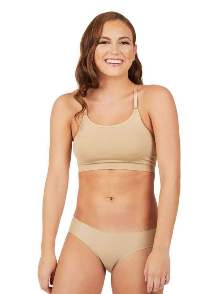 PRICES MAY VARY. Double layered bra top clear and dyed-to-match bra straps adjust and trasition between three back neckline positions for different looks and functional support Seamless Yoga Bra With Tank Straps, Yoga Bra With Spaghetti Adjustable Straps, Seamless Fitted Bra With Strappy Back, Supportive Seamless Sports Bra With Tank Straps, Yoga Bra With Removable Pads And Spaghetti Straps, T-back Stretch Bra With Removable Pads, Seamless Strappy Yoga Crop Top, Strappy Seamless Yoga Crop Top, Adjustable Straps Strappy Back Sports Bra