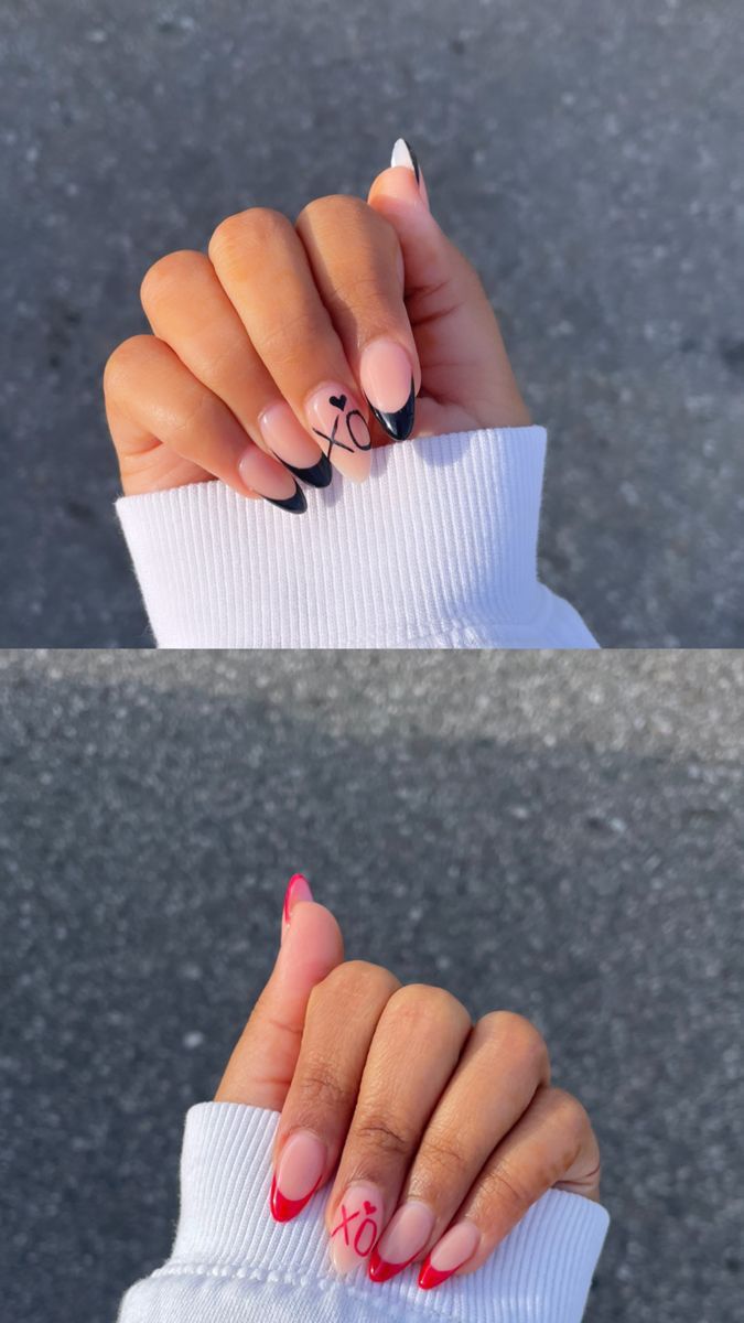 Weeknd Nail Art, The Weekend Nails Concert, Nail Ideas The Weeknd, Xo Weeknd Nails, The Weekend Nails Xo, The Weekend Nails Ideas, The Weeknd Nails Design Starboy, Short Concert Nails, The Weeknd Inspired Makeup