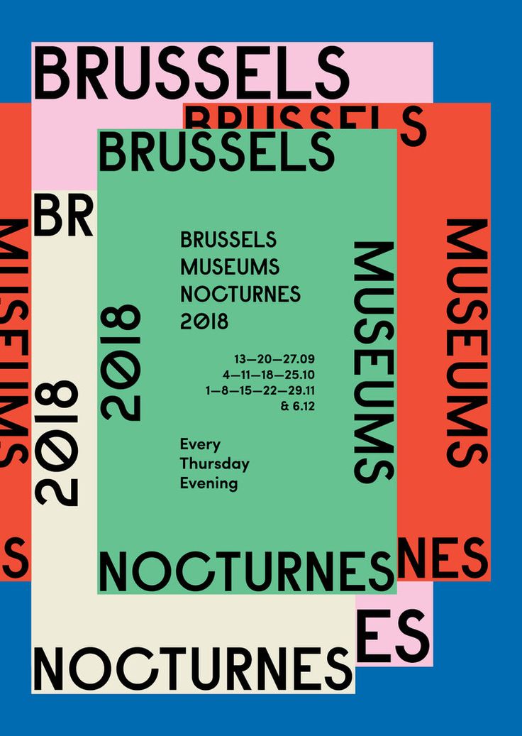 a poster with the words brussels, brussels's museum and nocturnes