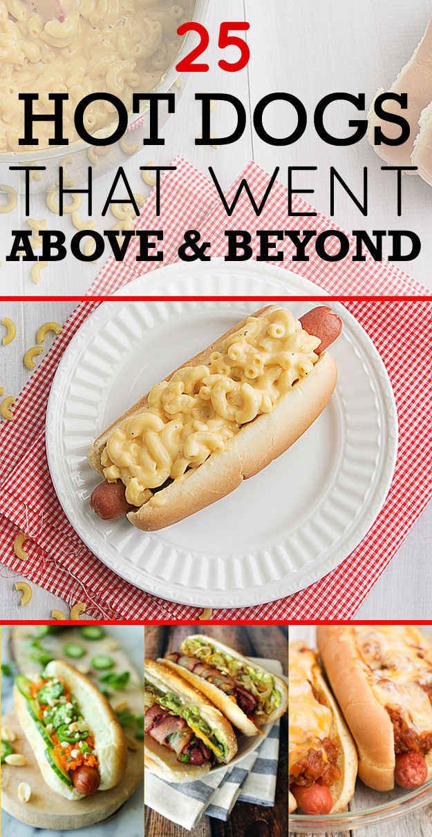 25 hot dogs that went above and beyond