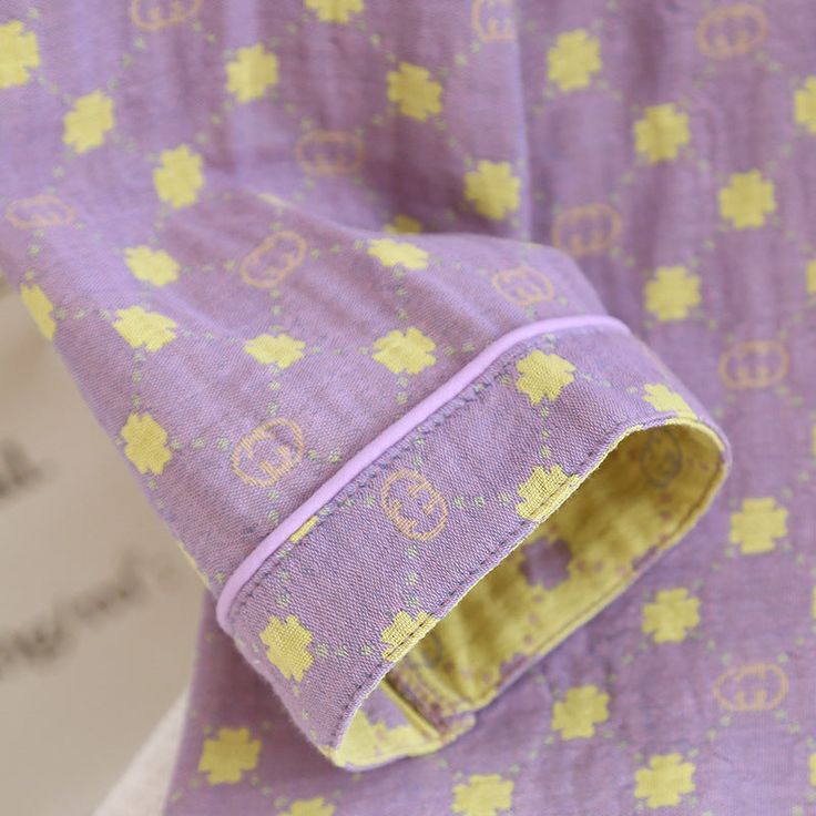 Sleep in style with our yarn-dyed jacquard cotton loungewear set, crafted using eco-friendly reactive printing for lasting vibrancy. It's the perfect combination of comfort and durability, ideal for gifting. Comfortable Printed Cotton Sleepwear, Purple Cotton Sleepwear, Purple Cotton Sleepwear Set, Purple Cotton Sleepwear For Sleeping, Purple Cotton Pajama Party Sets, Purple Cotton Sleepwear For Loungewear, Casual Patterned Cotton Sets, Comfortable Cotton Long Sleeve Sets, Purple Cotton Sleepwear For Pajama Party