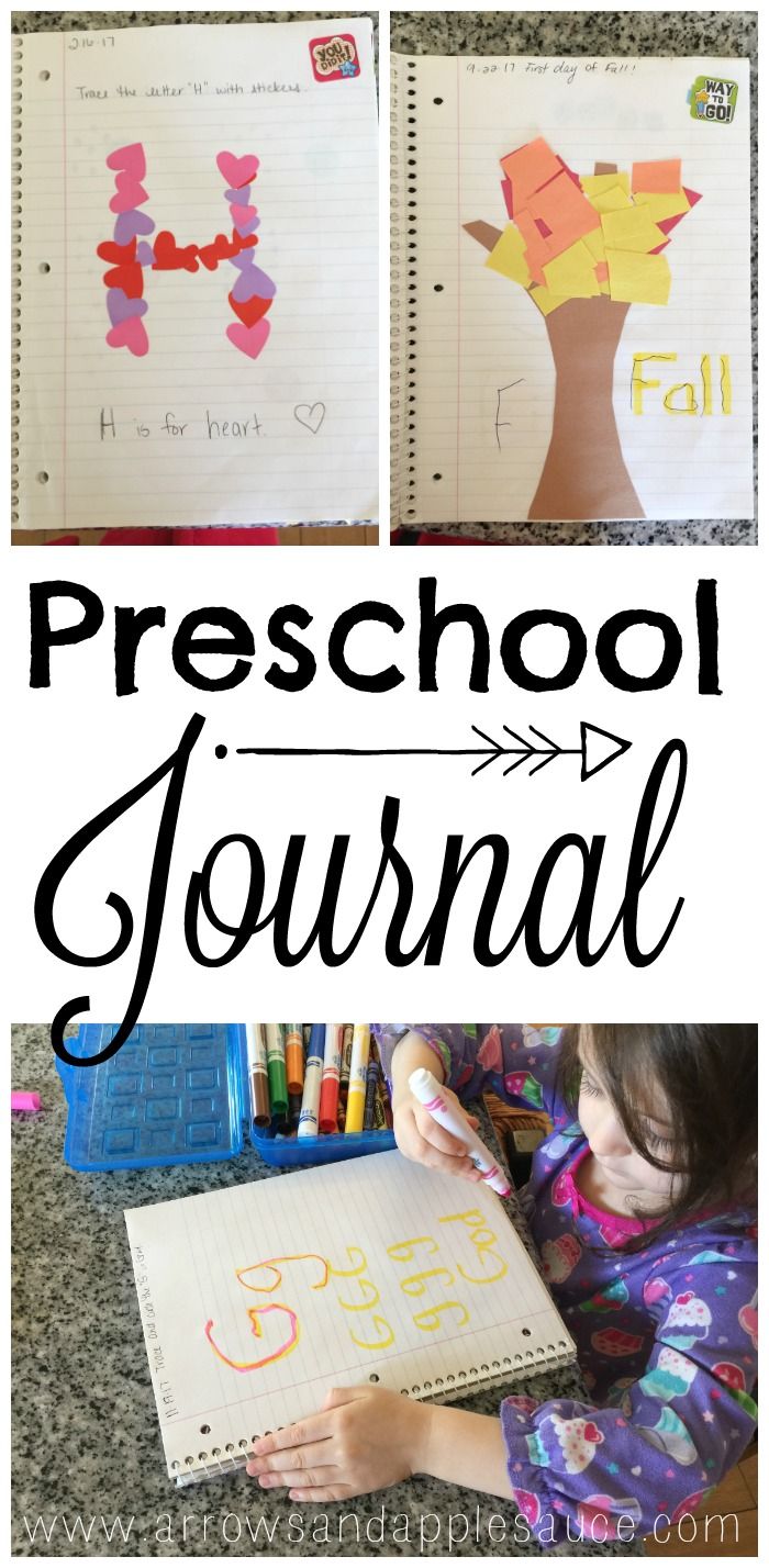 the preschool journal is filled with activities to teach children how to write and draw letters