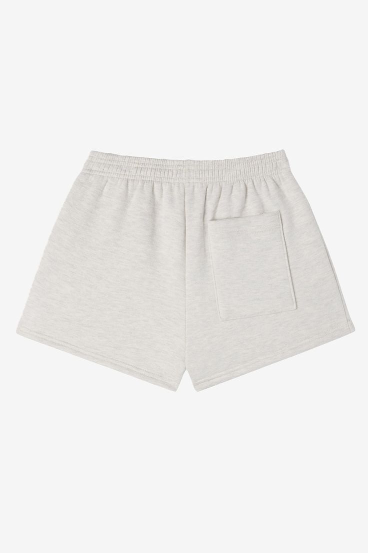 These short shorts are made of our bouncy 12 oz. cotton fleece, making them comfy, easy and versatile. Take your regular size or size up for a looser fit. This style features an elastic waistband, and a single back pocket. Try pairing with our matching sweatshirts or a neutral crop top or bodysuit. This fleece is made of a soft, combed cotton to keep you cozy and warm. Made in Los Angeles, Calif. Our experienced sewers earn up to $25 an hour and no less than $16; additionally workers have health Neutral Crop Tops, Bus Pass, Matching Sweatshirts, Fleece Shorts, Short Shorts, Cotton Fleece, Combed Cotton, Loose Fitting, Crop Top