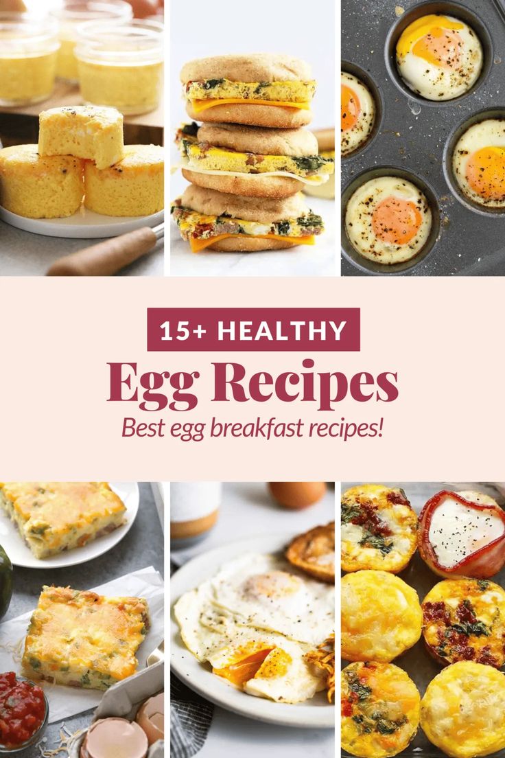 egg recipes with the title 15 healthy egg recipes best eggs breakfast recipe on it's cover