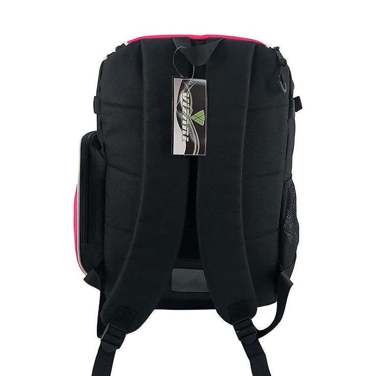 The Vizari 'Cambria' Soccer Backpack is also great for other sports like Volleyball, Basketball, and most other sports where you need a backpack. Spacious enough to carry all of your gear and hold a ball. It comes with several outside hooks and clips to attach shoe bags and other accessories. Breathable pockets let you separate and air out your shoes and gear. This Cambria Soccer Backpack is the perfect accessory for any soccer or sports enthusiast. Vizari Cambria Backpacks are made from lightweight, yet durable material that withstands wear and tear from frequent use. Adjustable straps make it easier for players to adjust the bag to their preferred fit and make it more comfortable to wear. Constructed with a waterproof outer layer and a lighter inner lining to keep your equipment dry and White Sports Backpack For Back To School, Sporty Breathable Gym Bag For School, Sports Rectangular Nylon Backpack, Sporty Backpack For Back To School And Sports Events, Functional White Gym Bag For School, White Sports Backpack, Pink Backpack For Gym, Functional Standard Backpack For Sports Events, Sporty Rectangular Backpack For Gym