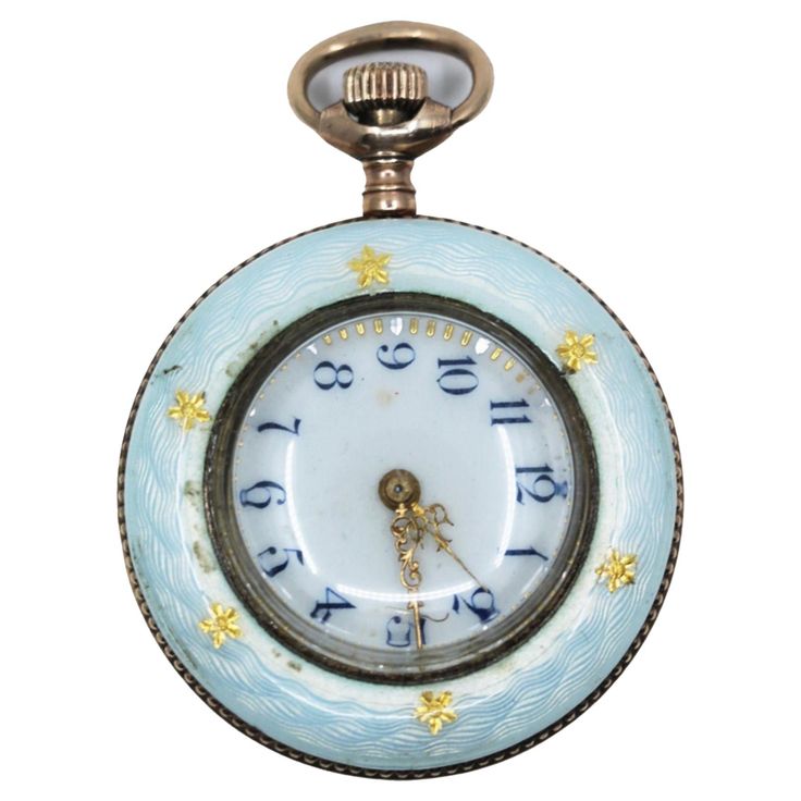 Vintage 14K Gold Guilloche Clock Pendant Approximate Dimensions: 4.2 cm ( Length) 3 cm (Diameter) 24.0 grams in weight Clock Pendant, Vintage Watches Women, Vintage Omega, Vintage Band, Jade Pendant, Quartz Pendant, Leather Band, Vintage Watches, Gold Watch