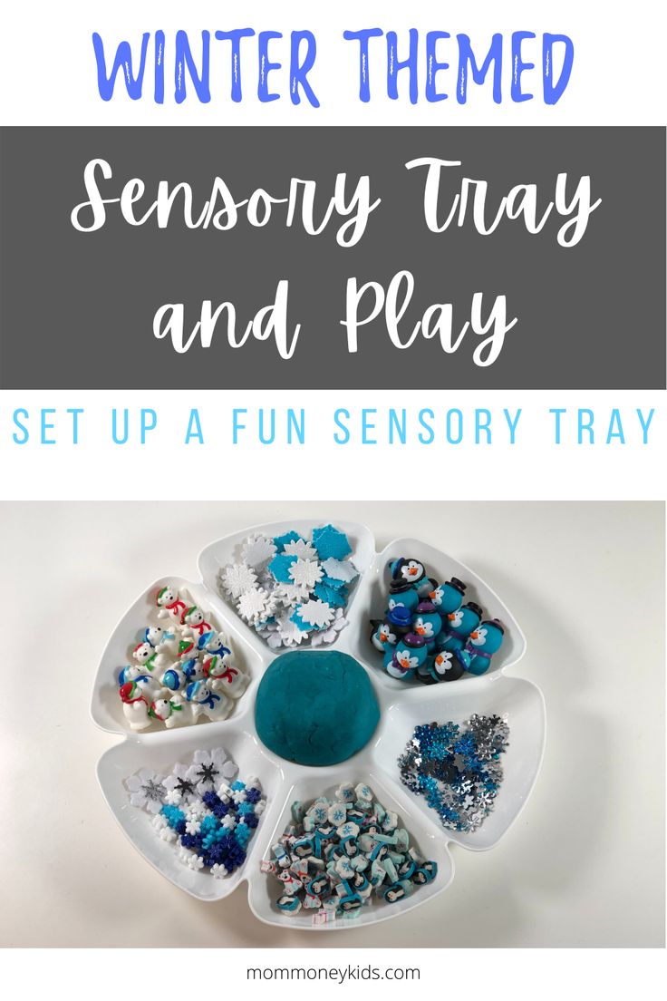 the winter themed activity for toddlers to play with