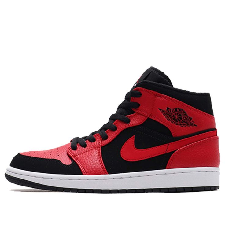 Firstly arrived in 1985, Air Jordan 1 has been around for over 3 decades. The Jordan line keeps revamping the OG silhouettes with fresh colours and premium materials, and has also collaborated with different artists, designers and retailers to capture the essence of the original through a modern lens.\n Retro High-top Basketball Shoes With Boost Midsole, Retro Basketball Shoes With Boost Midsole And Round Toe, Classic High-top Jordan Shoes With Rubber Sole, Throwback Leather Basketball Shoes With Boost Midsole, Throwback Basketball Shoes With Rubber Sole, Throwback Lace-up Basketball Shoes With Rubber Sole, Throwback Jordan High-top Shoes With Boost Midsole, Jordan Mid-top Shoes With Red Sole For Streetwear, Retro Red Basketball Shoes With Rubber Sole