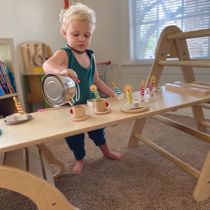 Buy as a set and save! Our Ultimate open-ended play set! You get the Pikler Triangle with Slide/Ramp set and the Rocker-Arch. Designed to work together. This 3-piece set can be set up in multiple ways to encourage hours of Open-ended play and physical activity. This set can become a castle, a car garage, a fort, or anything else their imaginations conjure. A climbing set is one of the foundations of Montessori teachings and helps to develop independence. Children independently work on the improv Pikler Triangle Activities, Pikler Arch, Triangles Activities, Mom Inspo, Playful Parenting, Climbing Arch, Toddlers Room, Pikler Triangle, Car Ramps