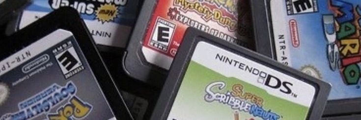 several nintendo games are stacked on top of each other