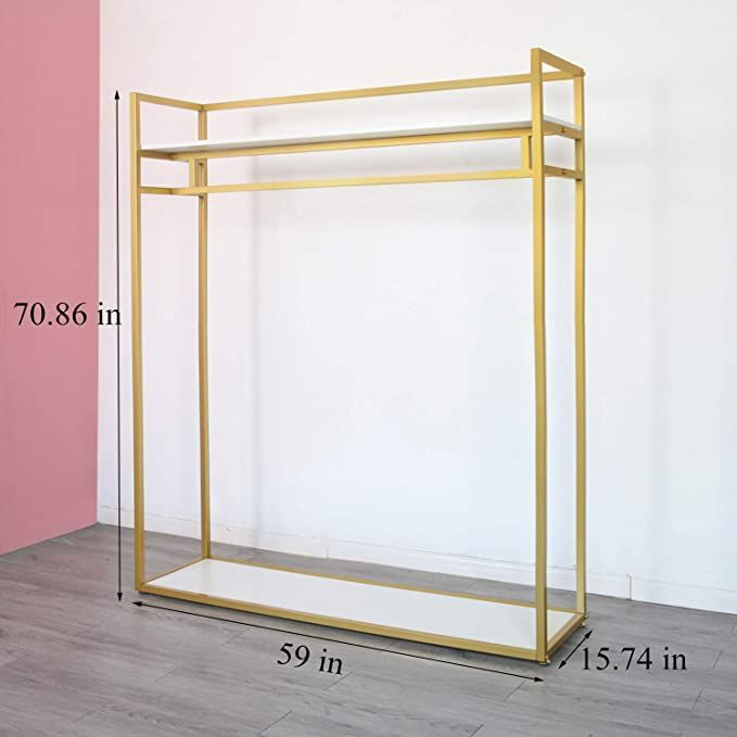 a bed frame is shown with measurements for the top and bottom sides, in front of a pink wall