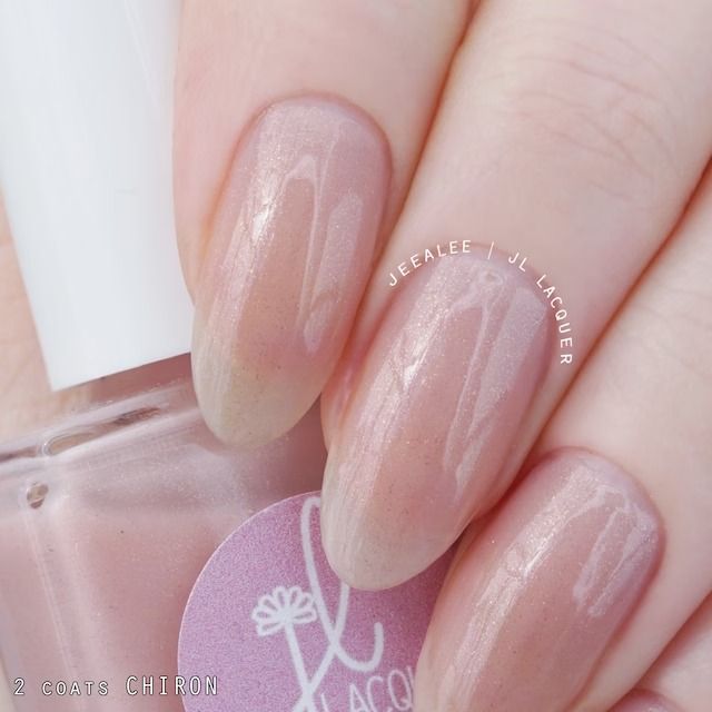 JLLacquer - Etsy Naked Nails, Sheer Nail Polish, Peach Nail Polish, Jelly Nail Polish, Sheer Nails, Jelly Nail, Shimmer Nail Polish, Peach Nails, Cream Nails